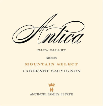Antica Mountain Select Cabernet Sauvignon 2018